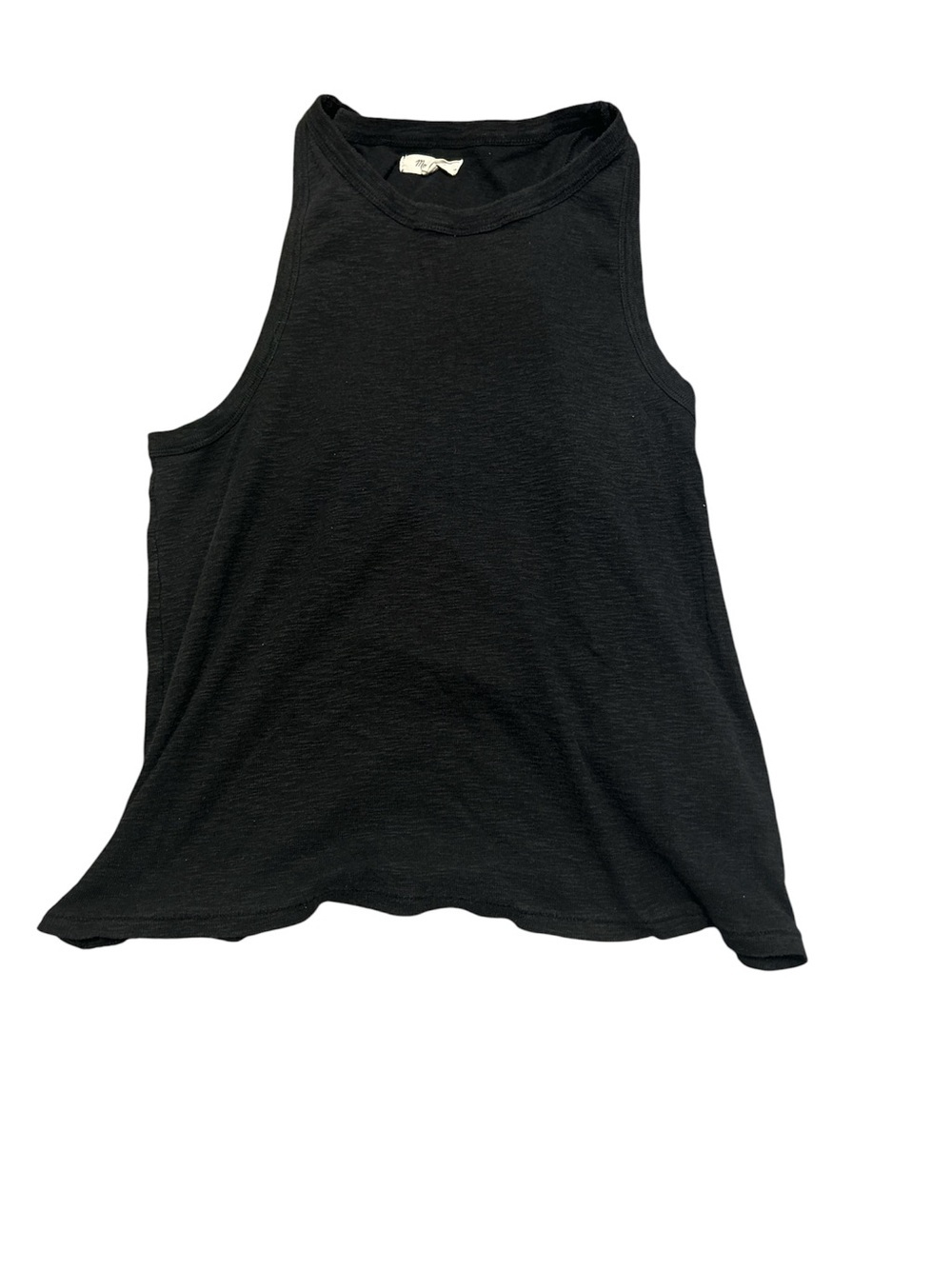 Madewell Textured Black Westville Tank Top XL - Picture 4 of 7